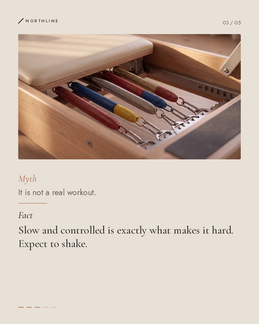 Northline Pilates concept carousel, slide 4