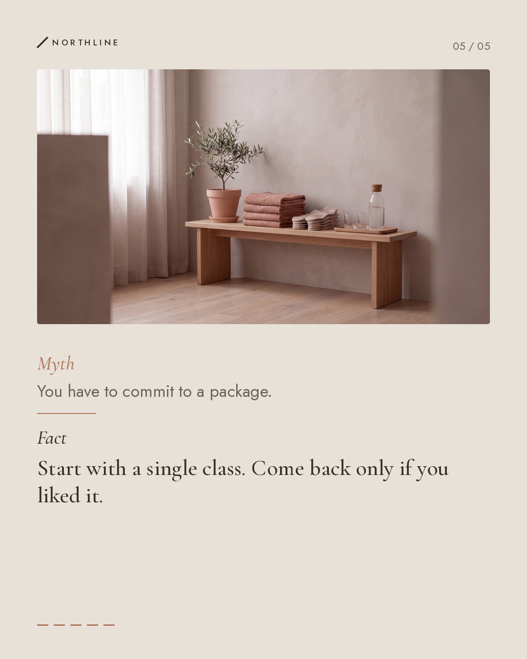 Northline Pilates concept carousel, slide 6