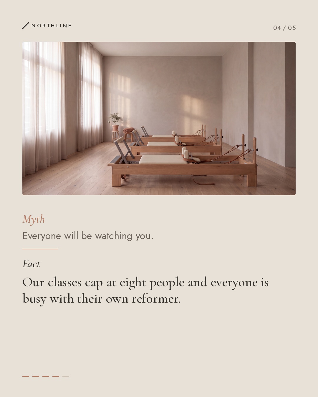 Northline Pilates concept carousel, slide 5