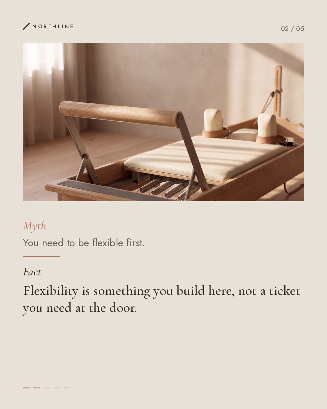 Northline Pilates concept carousel, slide 3